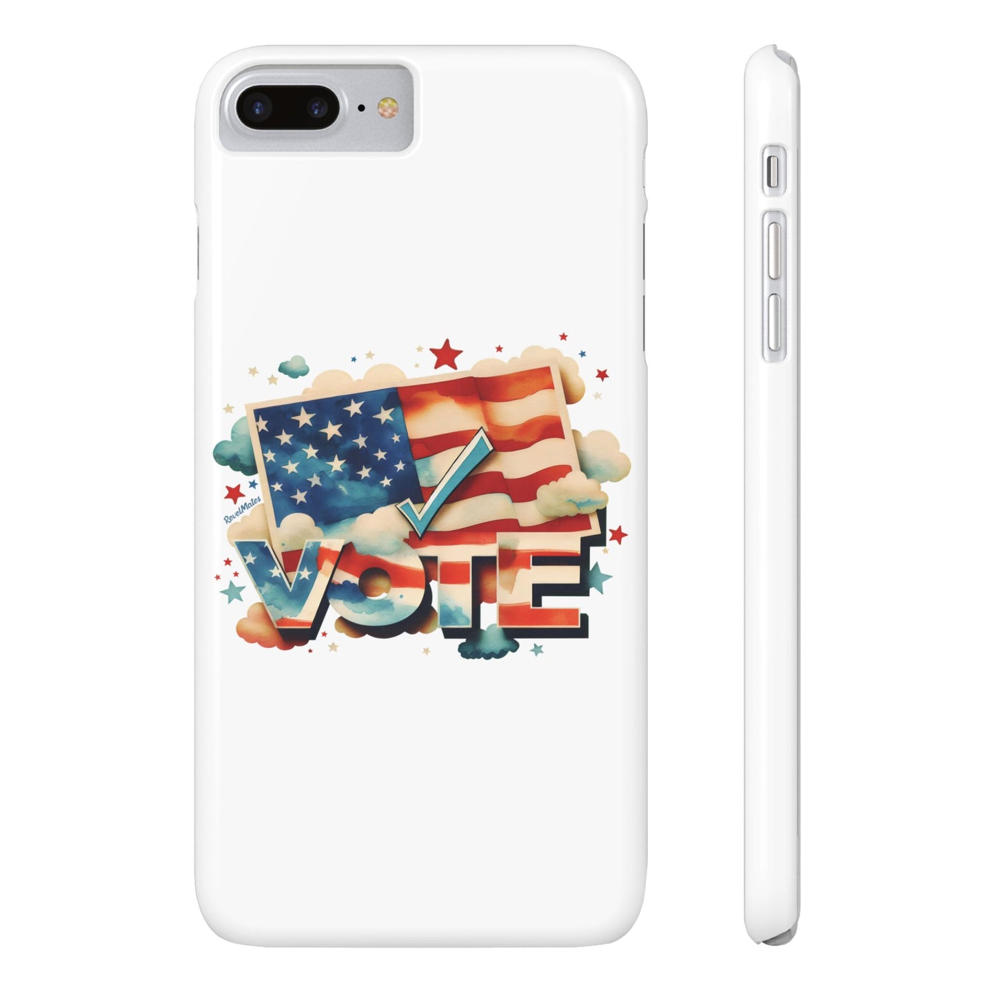 Slim Phone Case | VOTE Watercolor Design | US Elections