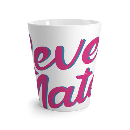 Latte Mug 12oz (350 ml) | White & Fuchsia RevelMates Design