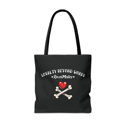 Tote Bag | All Over Print Bag | Dog Skull Tattoo Design