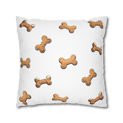 Spun Polyester Square Pillowcase | Ginger Cookie Mates Design | 4 sizes