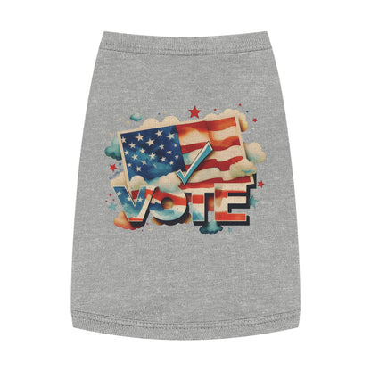 Pet T-Shirt | VOTE Watercolor Design | US Elections | 4 colors