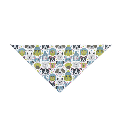 Pet Bandana | Winter Doggies Design