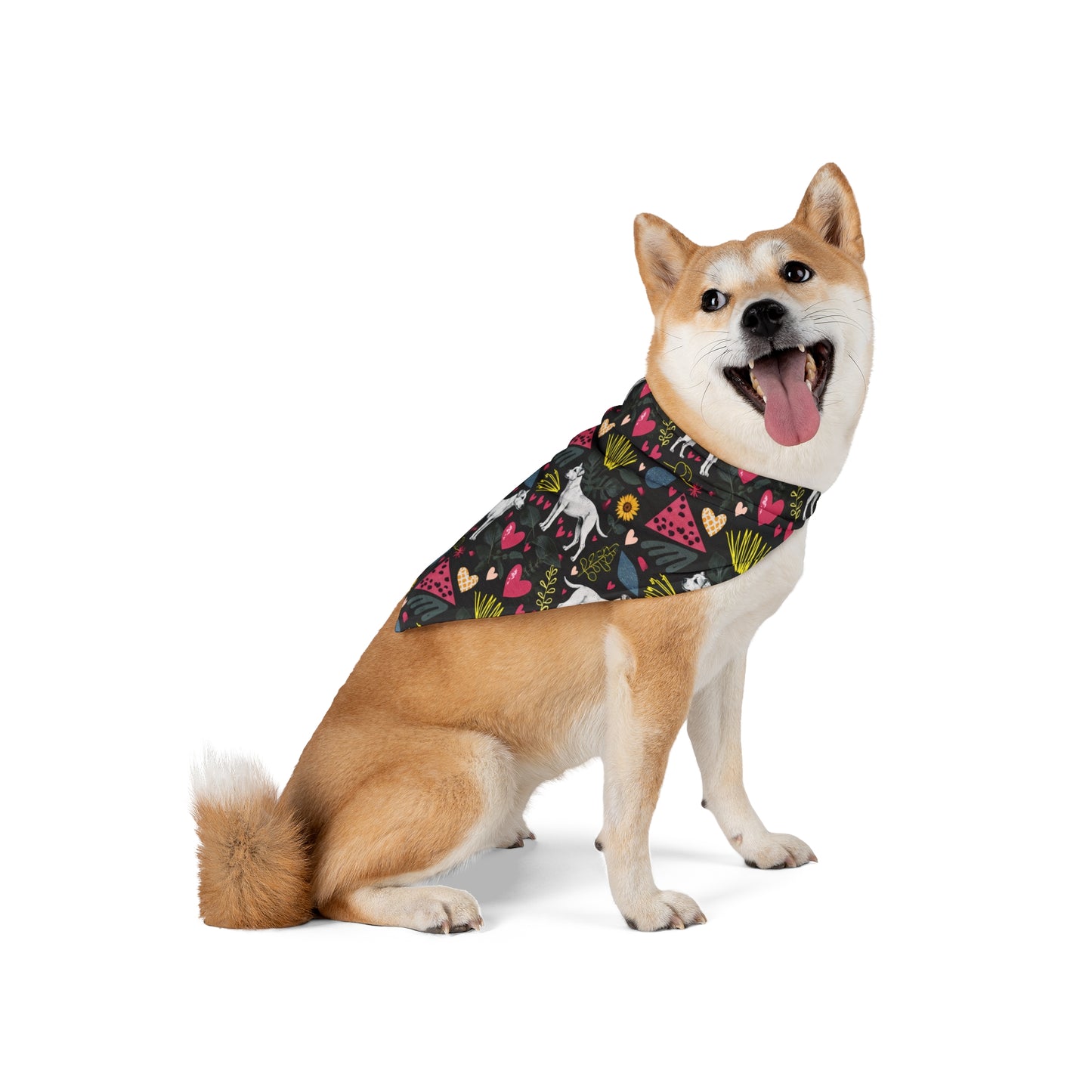 Pet Bandana | Hearts & Tails Design