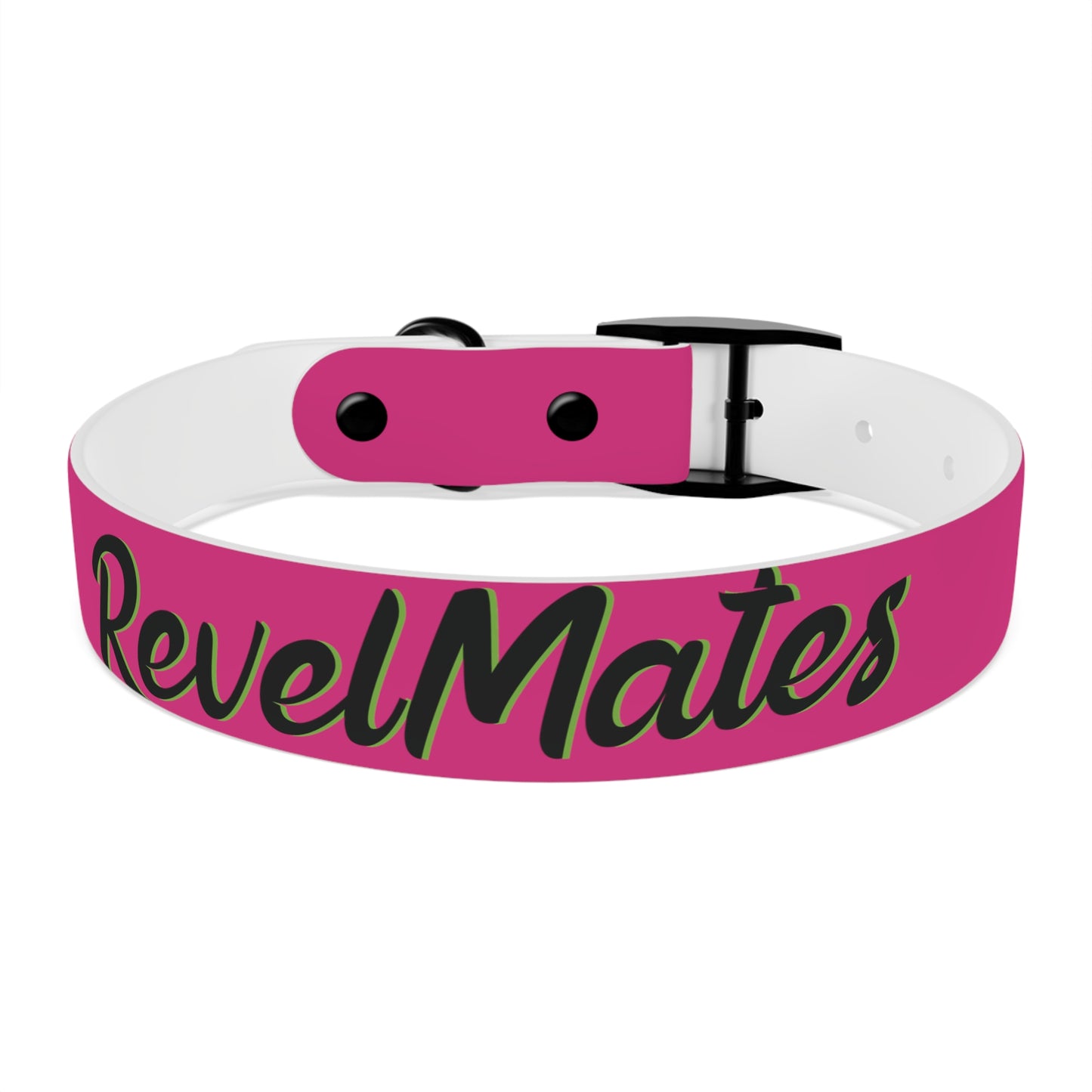 Pet Collar | Fuchsia & Black RevelMates Design