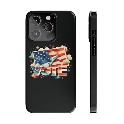 Slim Phone Case | VOTE Watercolor Design | US Elections