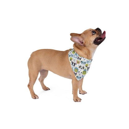 Pet Bandana | Winter Doggies Design