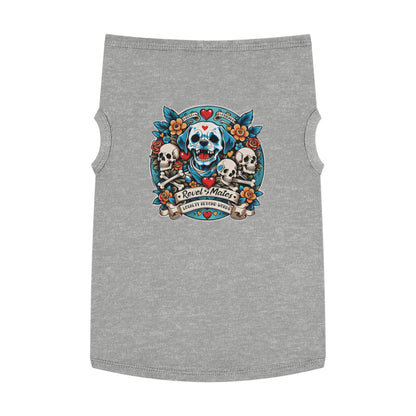 Pet T-Shirt | Dog Skull Tattoo Design | 4 colors