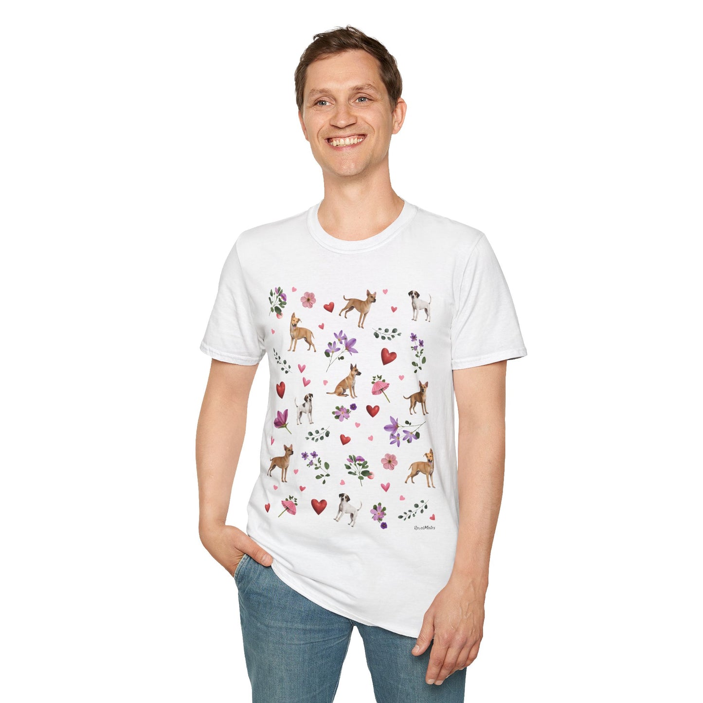 Unisex Softstyle T-Shirt | Puppy Love Design