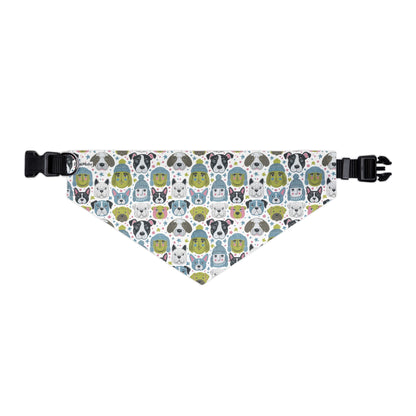 Pet Bandana Collar | Winter Doggies Design