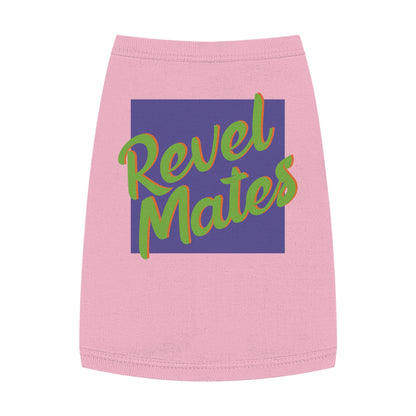 Pet T-Shirt | Lavender & Lime RevelMates Square Design | 4 colors