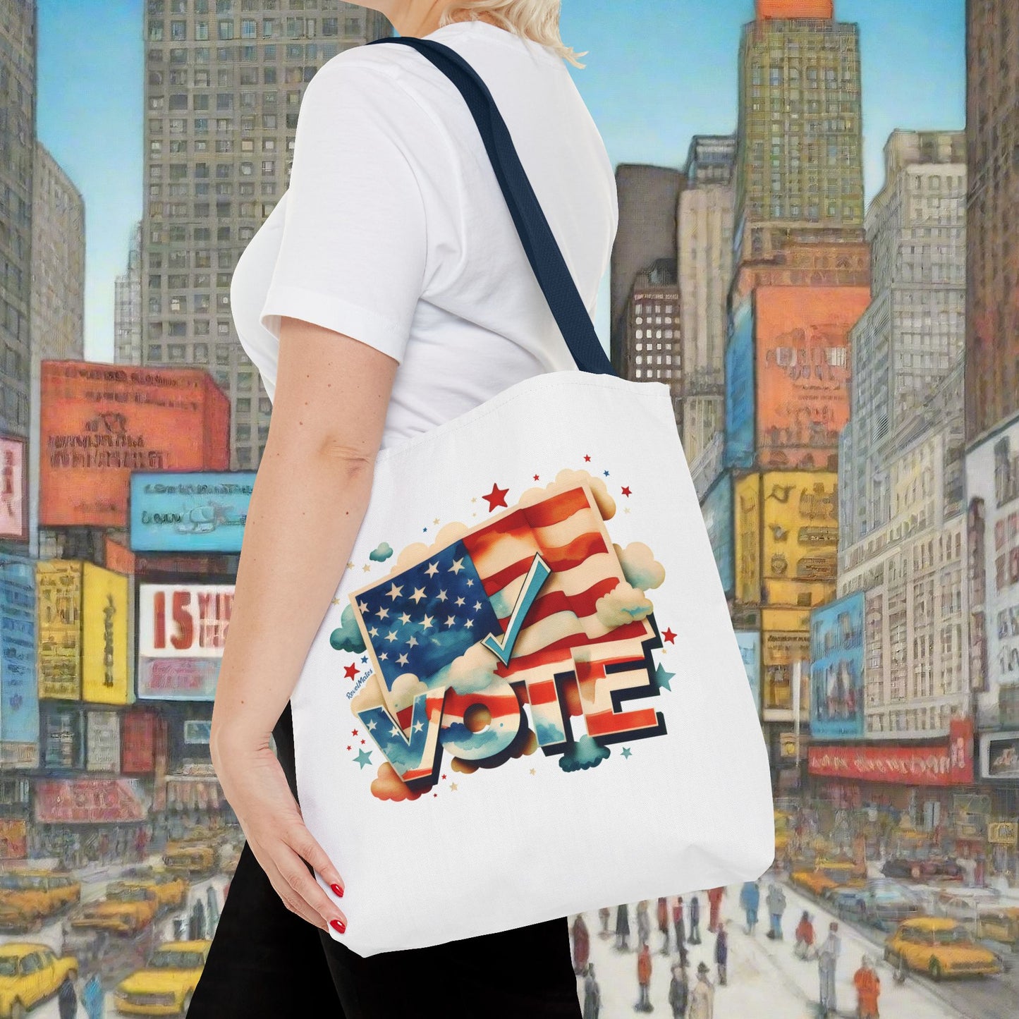 Tote Bag | All Over Print Bag | VOTE Watercolor Design | US Elections | 2 colors