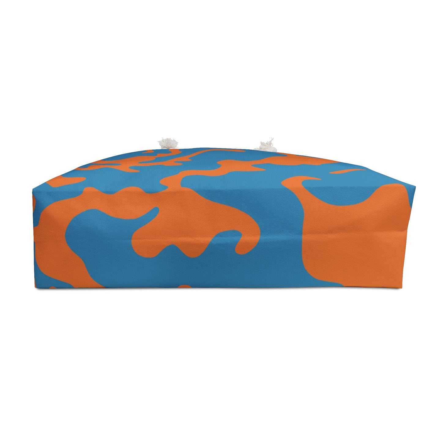 Weekender Beach Bag | All Over Print Bag | Camouflage Blue & Orange Design