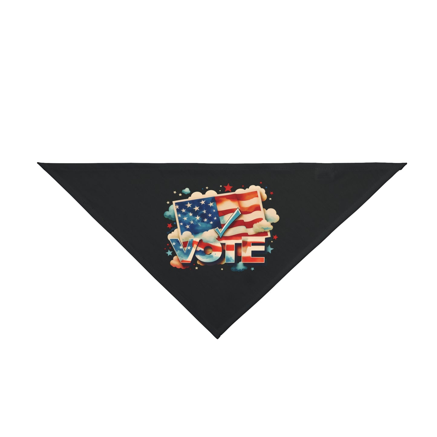 Pet Bandana | VOTE Watercolor Design | US Elections | 2 colors