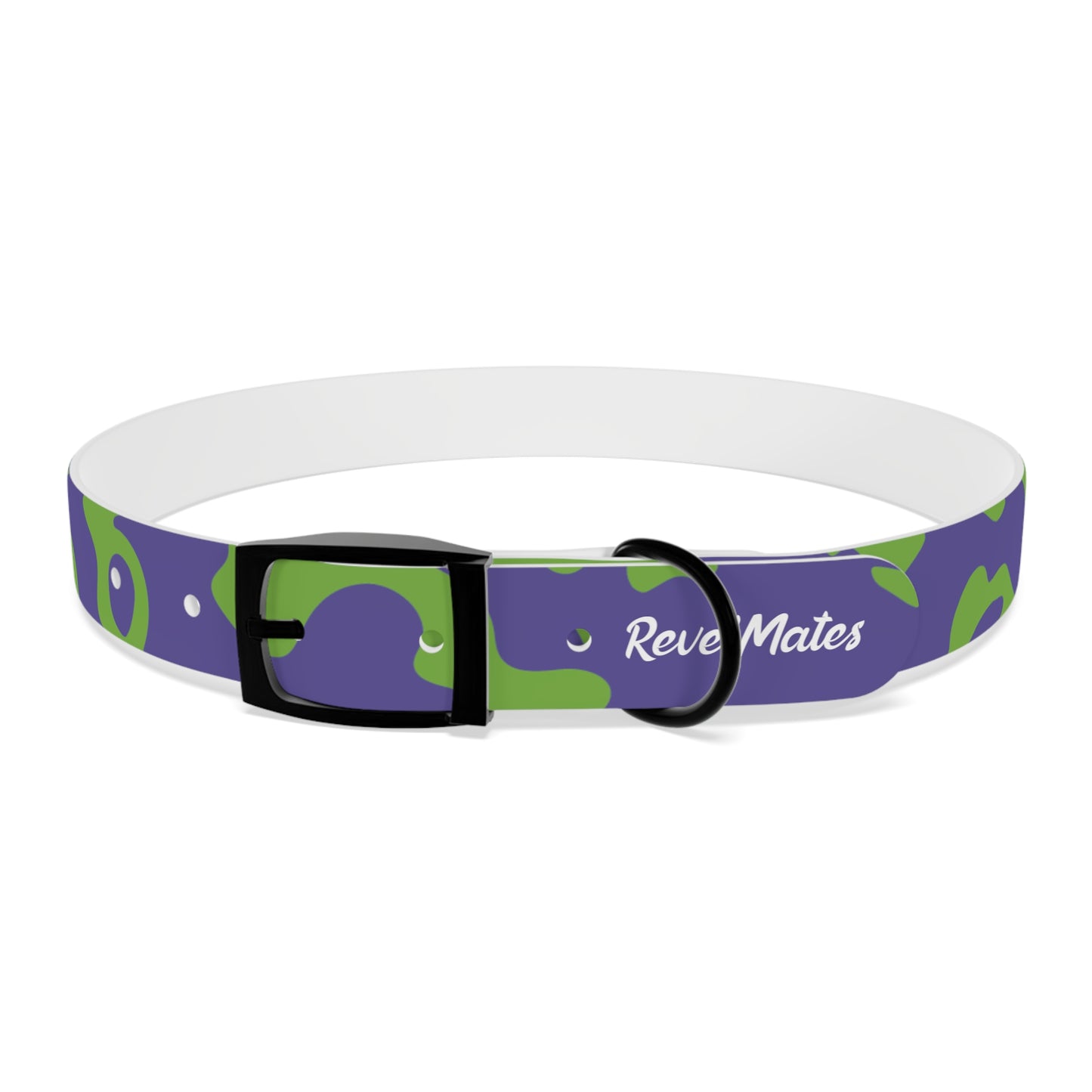 Pet Collar | Camouflage Lavender & Lime Design