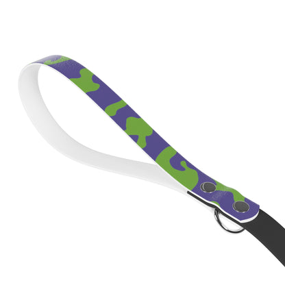 Pet Leash | Camouflage Lavender & Lime Design