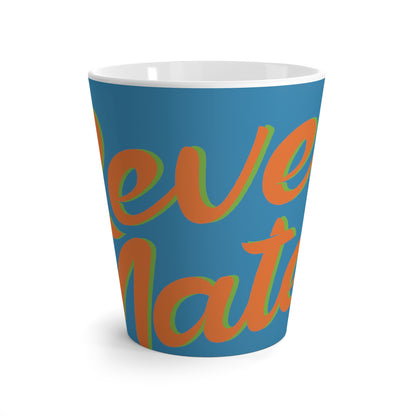 Latte Mug 12oz (350 ml) | Blue & Orange RevelMates Design