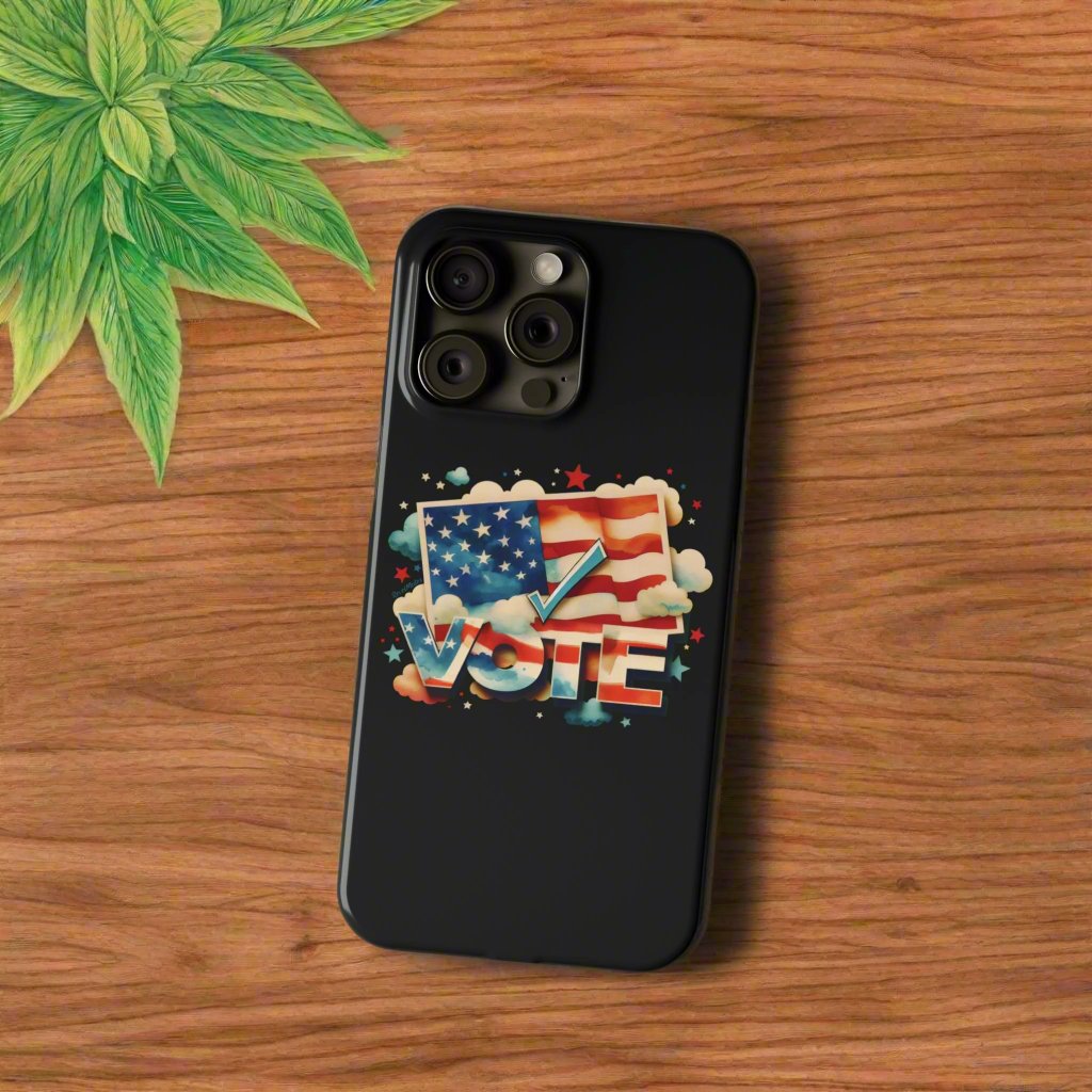 Slim Phone Case | VOTE Watercolor Design | US Elections