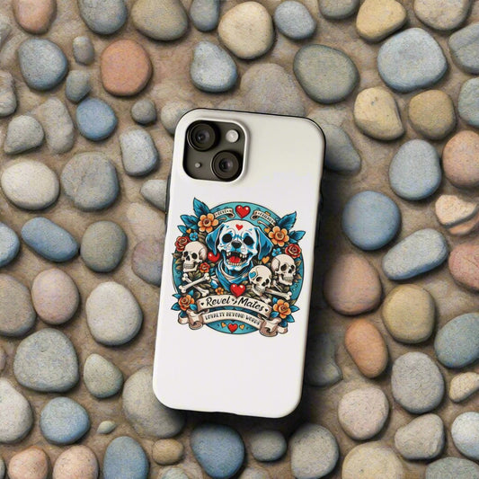 Slim Phone Case | Dog Skull Tattoo Design