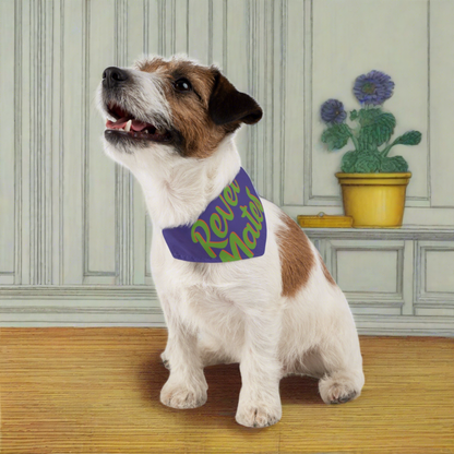 Pet Bandana Collar | Lavender & Lime RevelMates Design