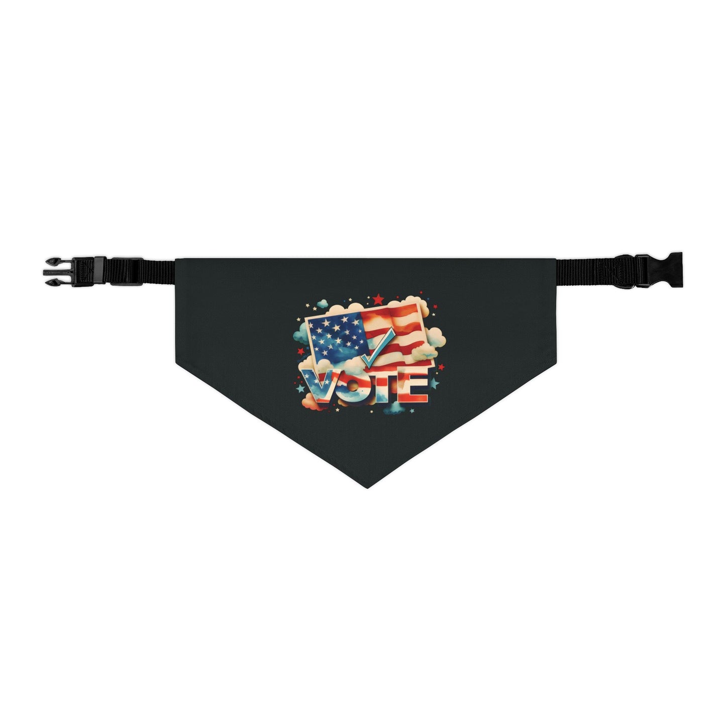 Pet Bandana Collar | VOTE Watercolor Design | US Elections | 2 colors