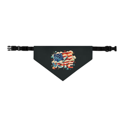 Pet Bandana Collar | VOTE Watercolor Design | US Elections | 2 colors