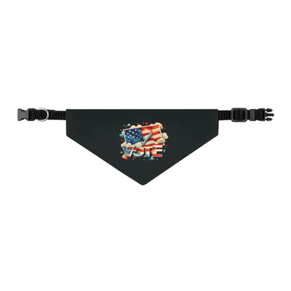 Pet Bandana Collar | VOTE Watercolor Design | US Elections | 2 colors