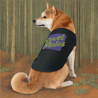 Pet T-Shirt | Lavender & Lime RevelMates Square Design | 4 colors