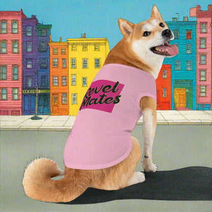 Pet T-Shirt | Fuchsia & Black RevelMates Square Design | 4 colors