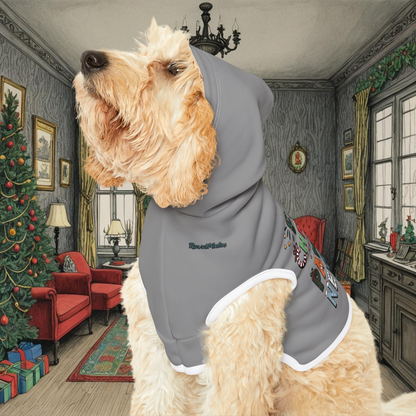 Pet Hoodie | for Dogs and Cats | Furry Christmas Design | 8 colors