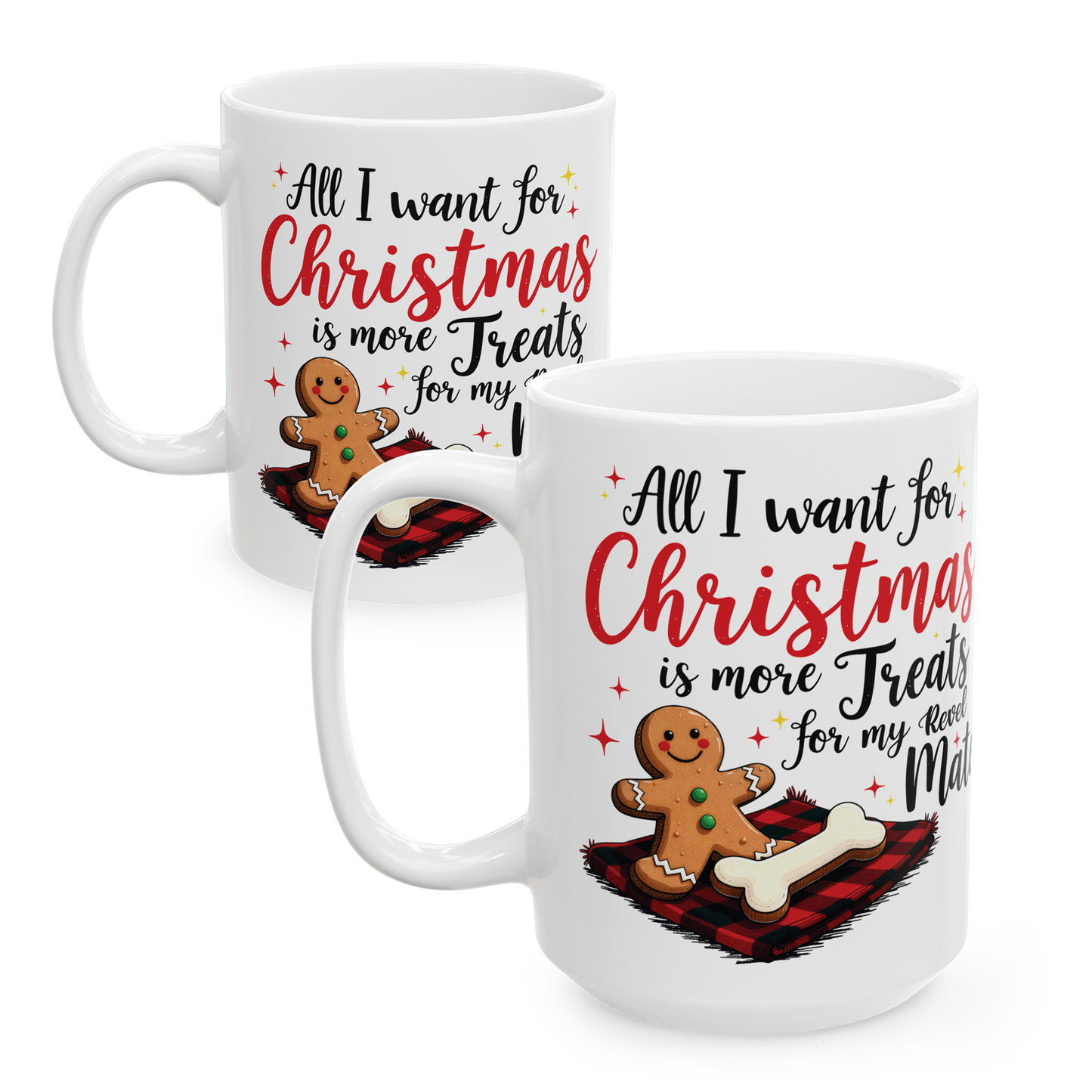 Ceramic Mug (11oz, 15oz) | Ginger Cookie Mates Design | 2 sizes