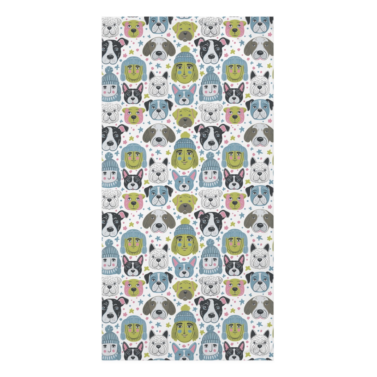 Bath Towel | Winter Doggies Design