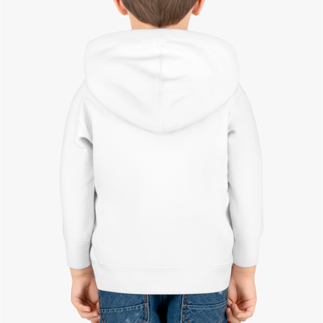 Toddler Unisex Pullover Fleece Hoodie | Winter Doggies Design | 7 colors