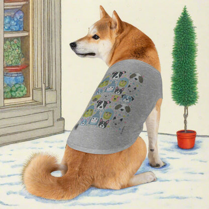 Pet T-Shirt | Winter Doggies Design