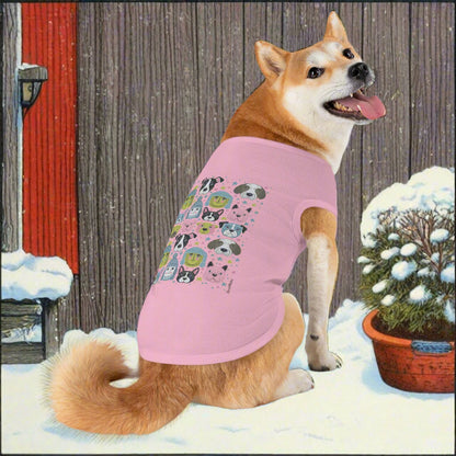 Pet T-Shirt | Winter Doggies Design