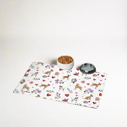 Pet Food Mat | for Dogs, Cats and all beloved Pets | Puppy Love