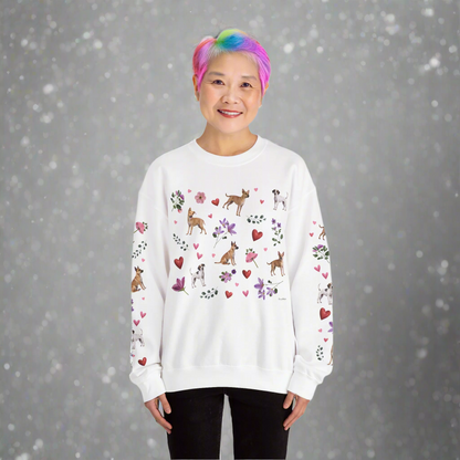 Unisex Heavy Blend Crewneck Sweatshirt | Puppy Love Design