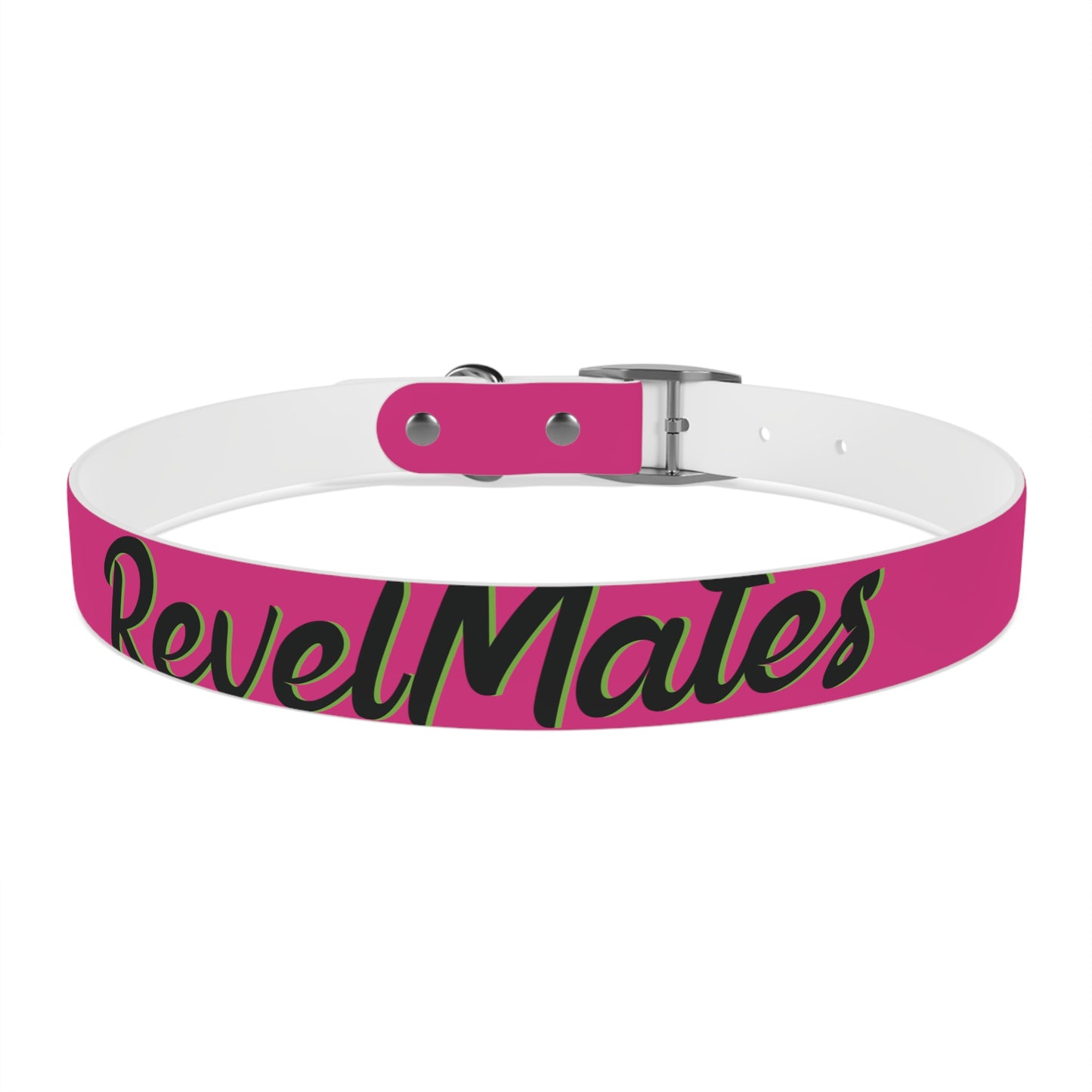 Pet Collar | Fuchsia & Black RevelMates Design