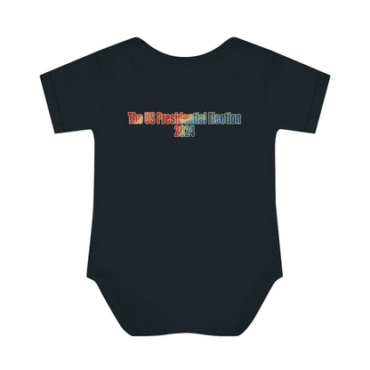 Unisex Infant Baby Rib Bodysuit | NB-24M | VOTE Watercolor Design | US Elections | 8 colors