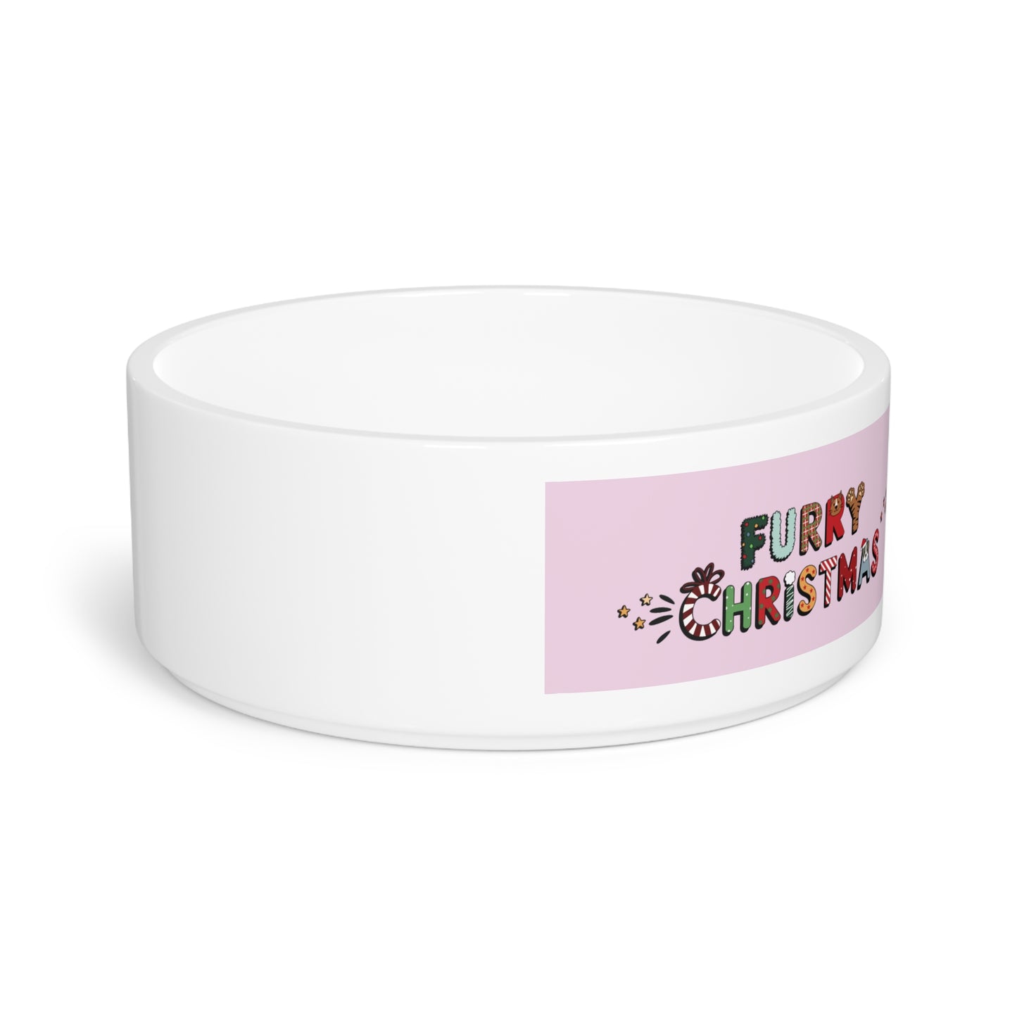 Pet Bowl 16oz (473ml) | Furry Christmas Design | 8 colors