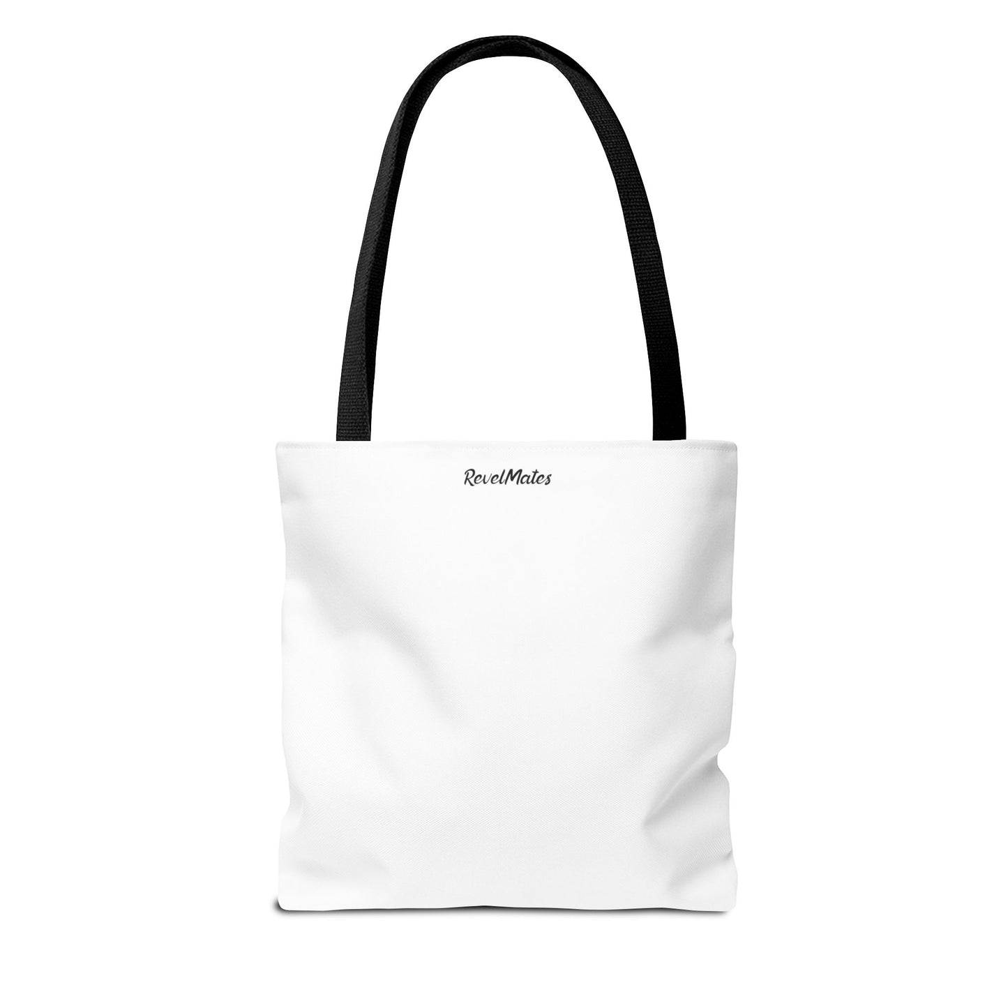 Tote Bag | All Over Print Bag | White & Black RevelMates Design