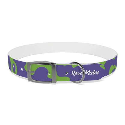 Pet Collar | Camouflage Lavender & Lime Design