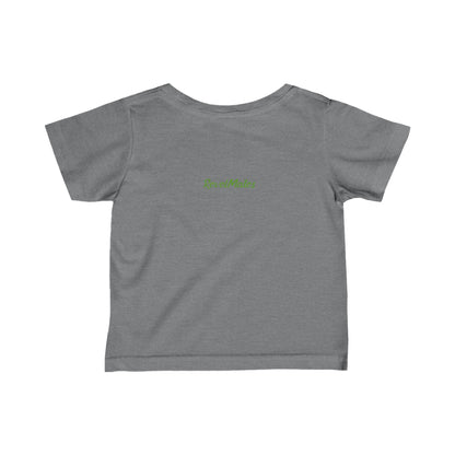 Unisex Infant Fine Jersey T-Shirt | 6M-24M | Lavender & Lime RevelMates Square Design | 4 colors