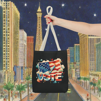 Tote Bag | All Over Print Bag | VOTE Watercolor Design | US Elections | 2 colors