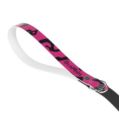 Pet Leash | Camouflage Fuchsia & Black Design