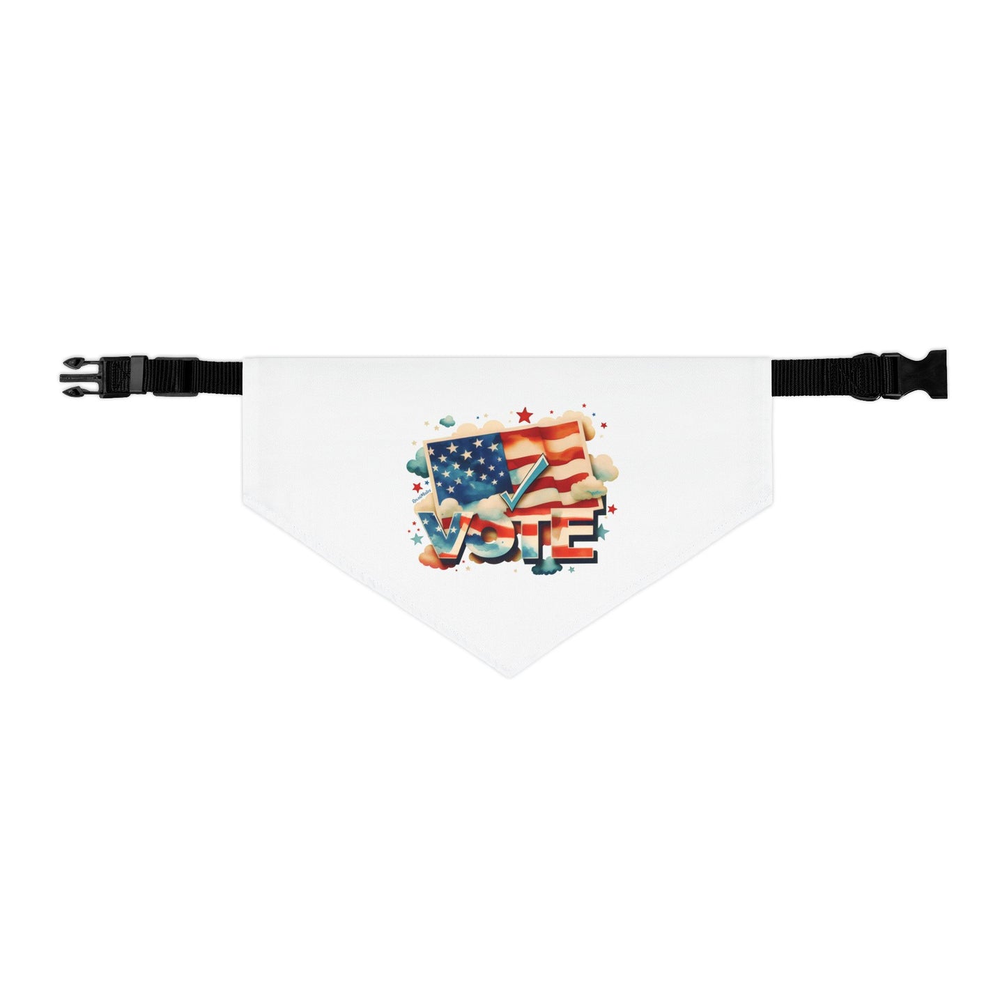 Pet Bandana Collar | VOTE Watercolor Design | US Elections | 2 colors