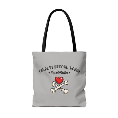 Tote Bag | All Over Print Bag | Dog Skull Tattoo Design