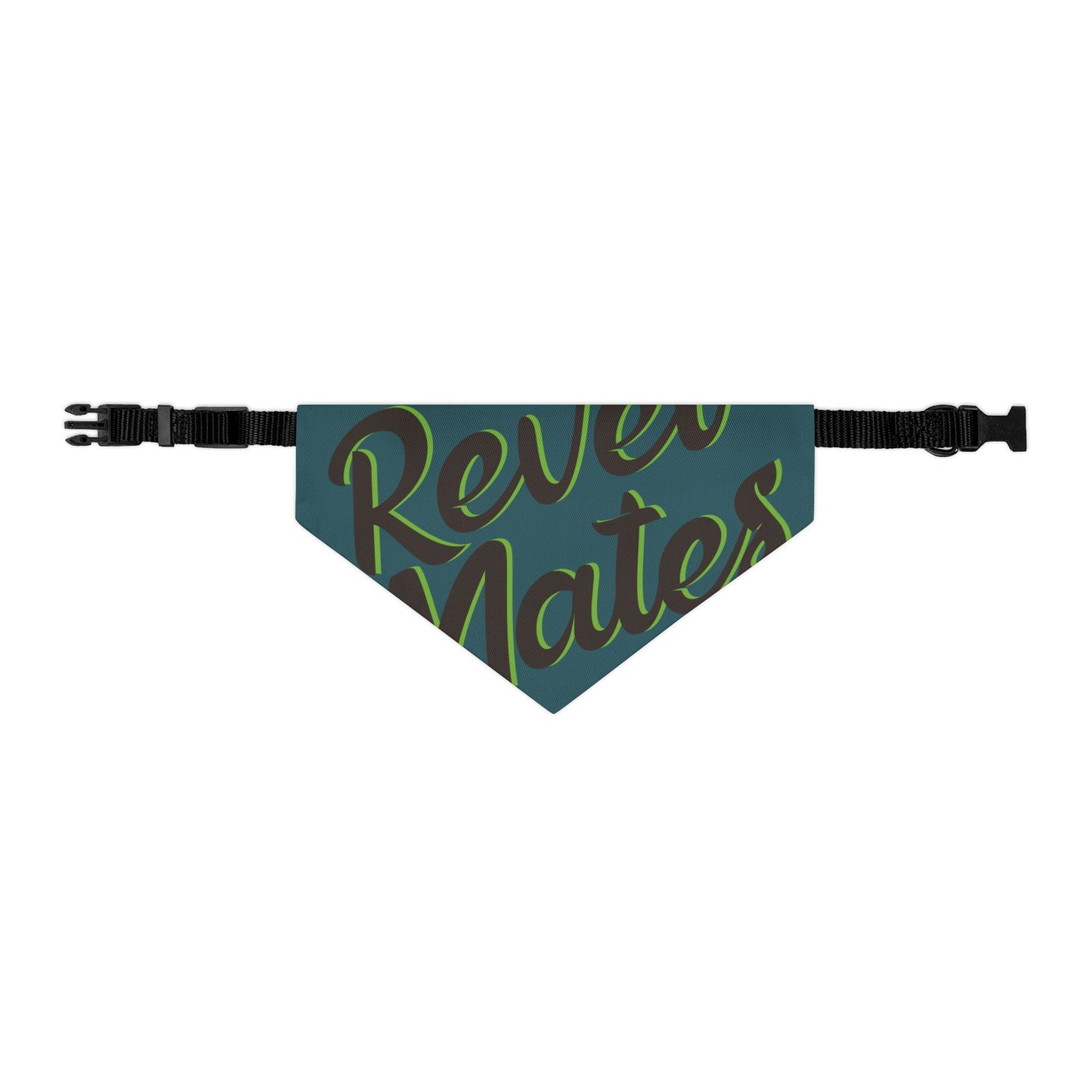 Pet Bandana Collar | Turquoise & Brown RevelMates Design