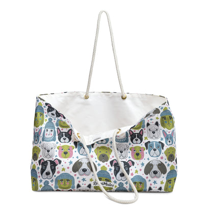 Weekender Bag | Winter Doggies Design