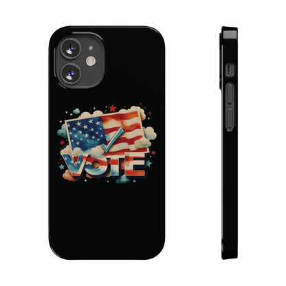 Slim Phone Case | VOTE Watercolor Design | US Elections