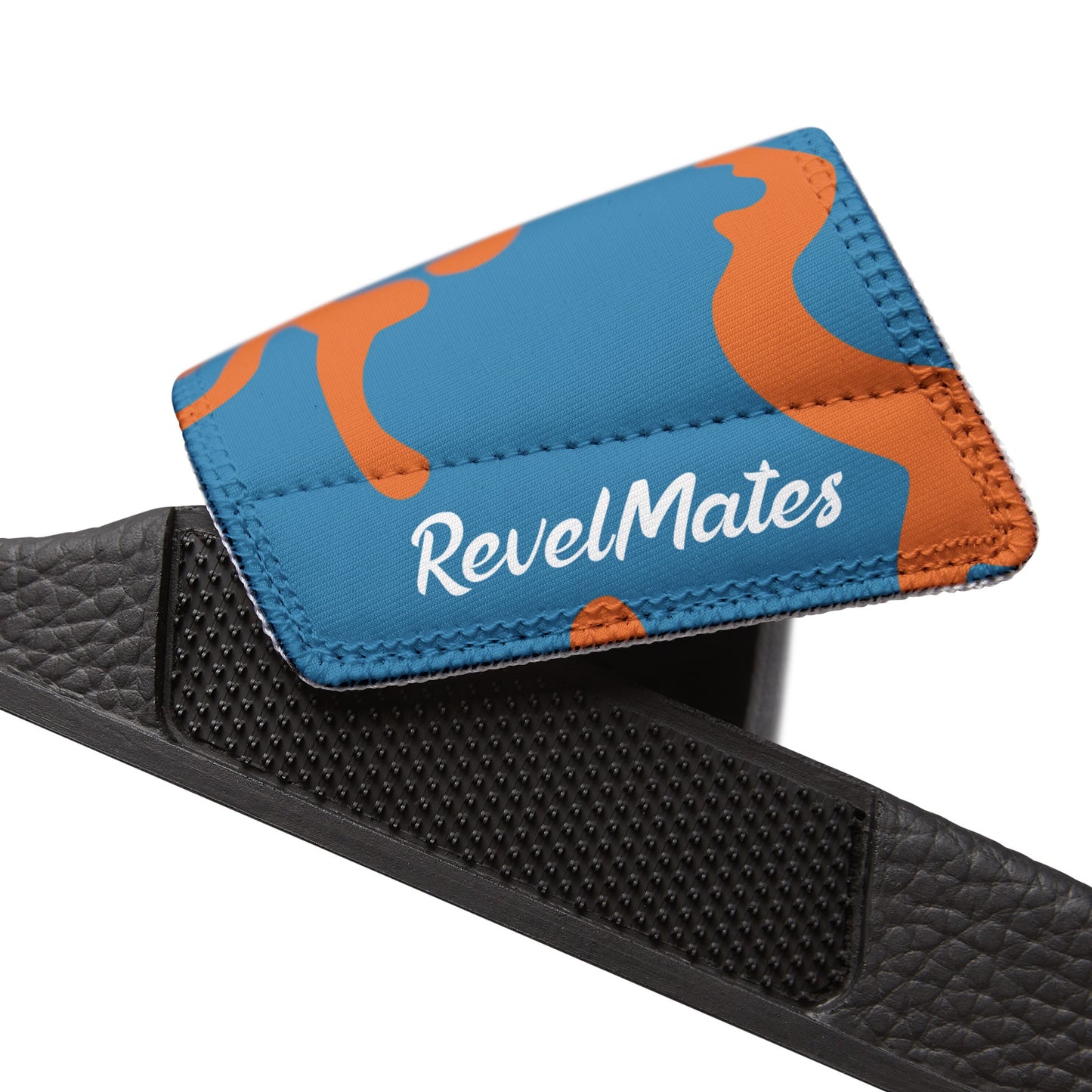 Men's Removable Strap Sandals | Camouflage Blue & Orange Design | 2 colors